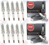 NGK "V-POWER" Spark Plugs (Set of 10) for 1999-2004 Ford F-550 Super Duty 6.8L