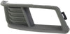 Fog Light Trim Compatible with 2008-2013 Cadillac CTS Primed for Models with Halogen Headlight Front, Passenger Side