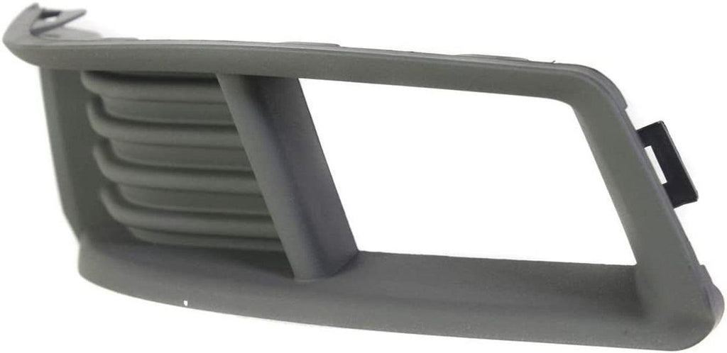 Fog Light Trim Compatible with 2008-2013 Cadillac CTS Primed for Models with Halogen Headlight Front, Passenger Side