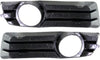 Front, Driver and Passenger Side Fog Light Trim Set of 2 Compatible with 2005-2010 Chrysler 300 Primed