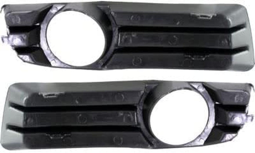 Front, Driver and Passenger Side Fog Light Trim Set of 2 Compatible with 2005-2010 Chrysler 300 Primed