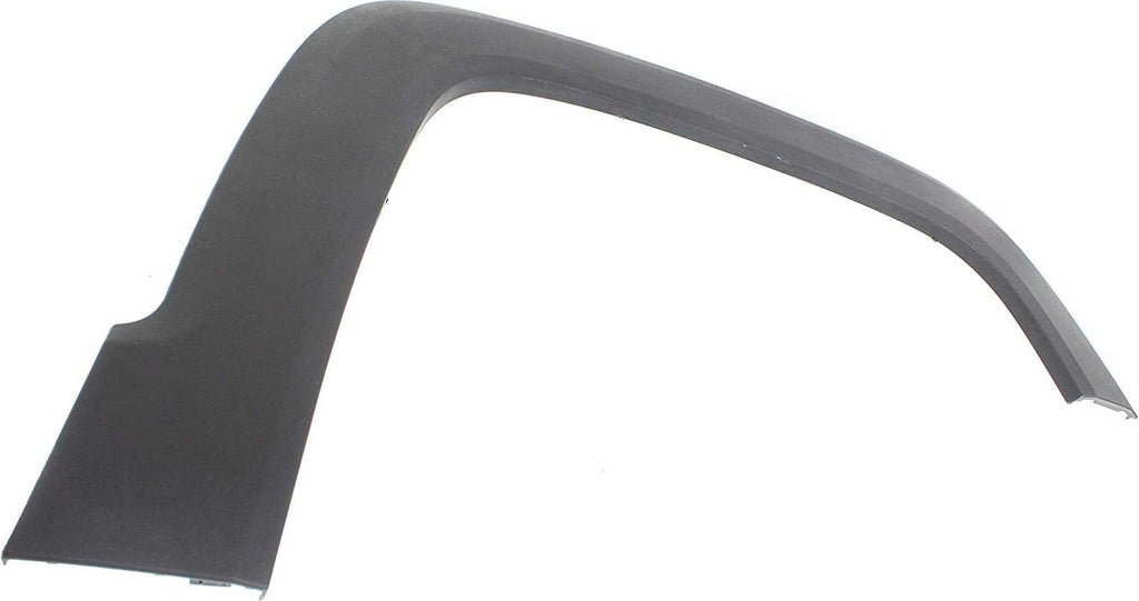 Evan-Fischer Front Fender Trim Compatible with 2015-2020 Jeep Renegade Plastic Passenger Side