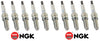 SET of 10 - BMW M3 M5 M6 E90 E92 E93 OEM NGK LKR8AP Laser Platinum Spark Plug