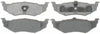 Silver 14D658 Organic Rear Disc Brake Pad Set