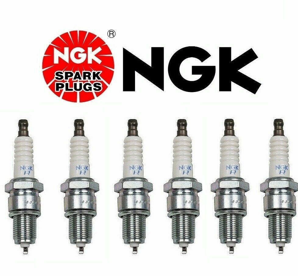 Set of 6 Spark Plugs Pre-Gapped NGK Laser Platinum Resistor BPR5EP11/3971