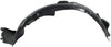 For Hyundai Genesis Coupe Splash Guard/Fender Liner 2010 2011 2012 | 2009 Hyundai Genesis - Front, Driver Side | Replacement for 868112M000, HY1248120 | Trim: All Submodels