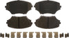 Silver 14D862CHF1 Ceramic Front Disc Brake Pad Set