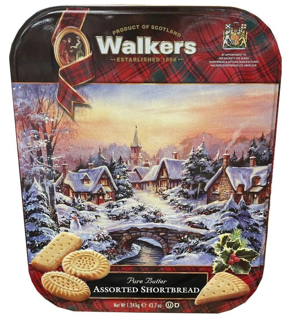 Kirkland Signature Walkers Premium Shortbread Selection Tin 1.24 Kg 43.7 OZ