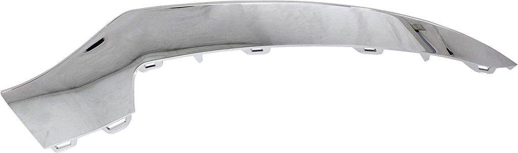 Evan-Fischer Bumper Molding Compatible with Mercedes Benz E-Class 14-17 Front RH Outer W/AMG Styling Pkg.