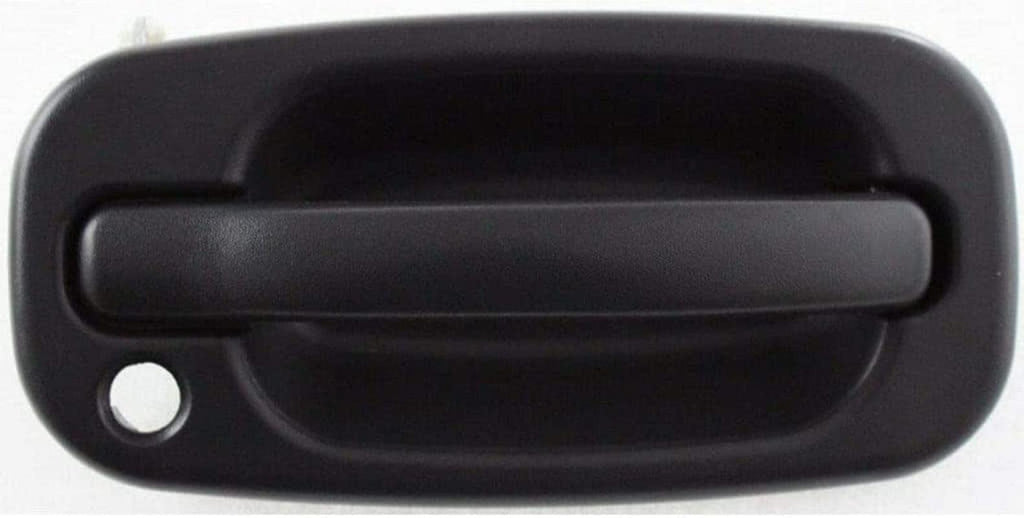 for Chevy Silverado 2500 HD Classic Exterior Door Handle Front Passenger Side Textured Black 2007-2007 | with Key Hole | Trim: LS/LT/WT | GM1311129 | 15034986