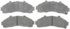 Silver 14D652M Semi-Metallic Front Disc Brake Pad Set with Wear Sensor,7.1 X 5.9 X 2.2 Inches