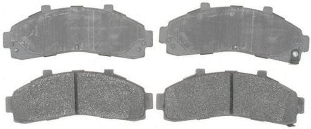 Silver 14D652M Semi-Metallic Front Disc Brake Pad Set with Wear Sensor,7.1 X 5.9 X 2.2 Inches