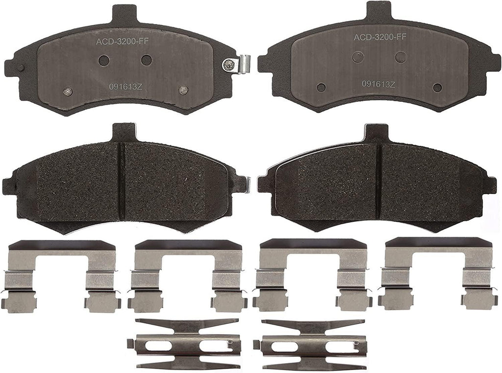 Acdelco Silver 14D941CH Ceramic Front Disc Brake Pad Set