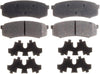 Silver 14D606CH Ceramic Rear Disc Brake Pad Set