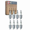 8 Pc Champion Copper plus Spark Plugs Compatible with Chevrolet Bel Air 4.3L 4.6L 5.3L 5.4L 5.7L V8 1955-1970