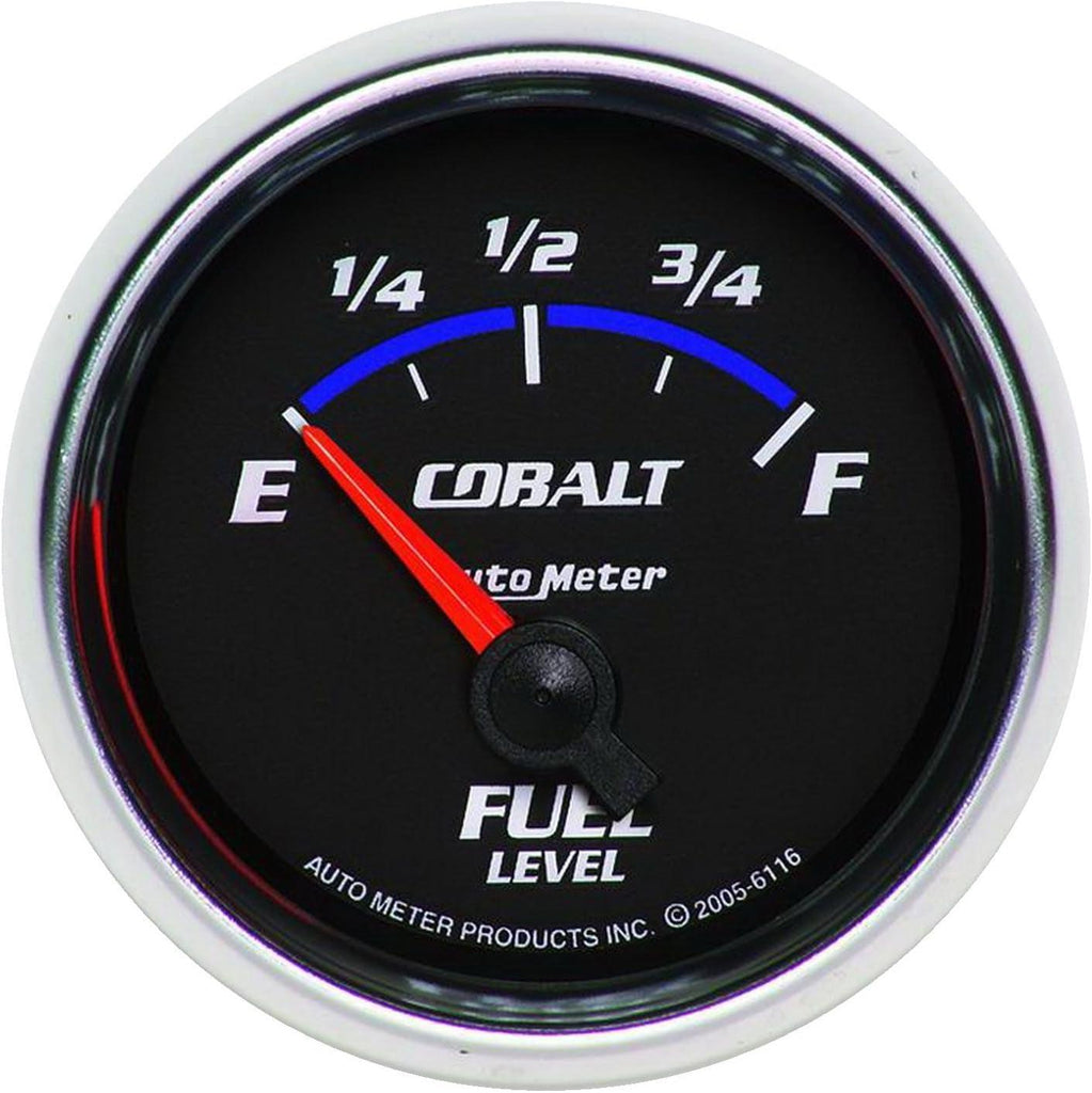 6116 Cobalt 2-1/16" 240-33 Ohms Short Sweep Electric Fuel Level Gauge