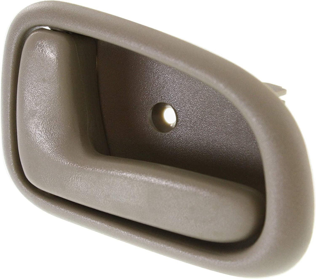 Aftermarket Front Interior Door Handle Compatible with 1993-1997 Toyota Corolla Beige Driver Side