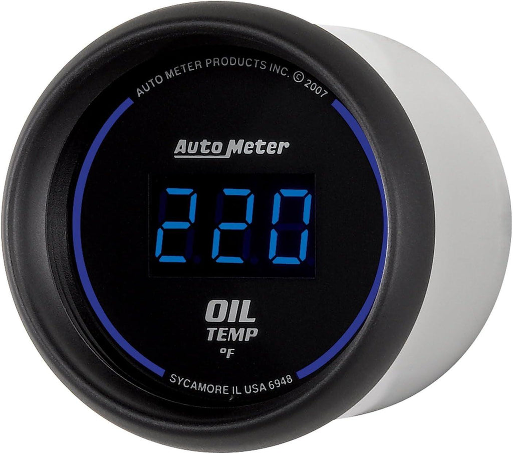 6948 Cobalt Digital 2-1/16" 0-340 F Oil Temperature Gauge