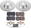 K6755 Front Z23 Carbon Fiber Brake Pads with Drilled & Slotted Brake Rotors Kit