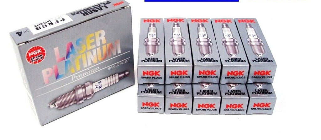 NGK LASER PLATINUM Platinum Spark Plugs LKR8AP 4471 Set of 10