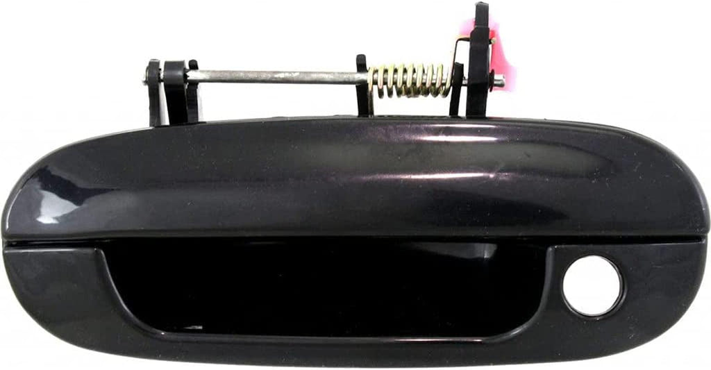 for Buick Rainier Exterior Door Handle Front, Driver Side Smooth Black (2004-2007) | with Key Hole | Trim:All Submodels | GM1310142 | 19120088