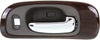 Compatible with Chrysler Concorde Interior Door Handle 1998-2004 Passenger Side Front Gray Bezel W/Chrome Lever | W/Door Lock Hole | Trim:All Submodels