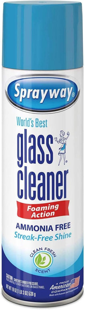 Sprayway 443331 Ammonia Free Glass Cleaner, 19 Oz. (4-Pack) (Packaging May Vary) (4 Case)