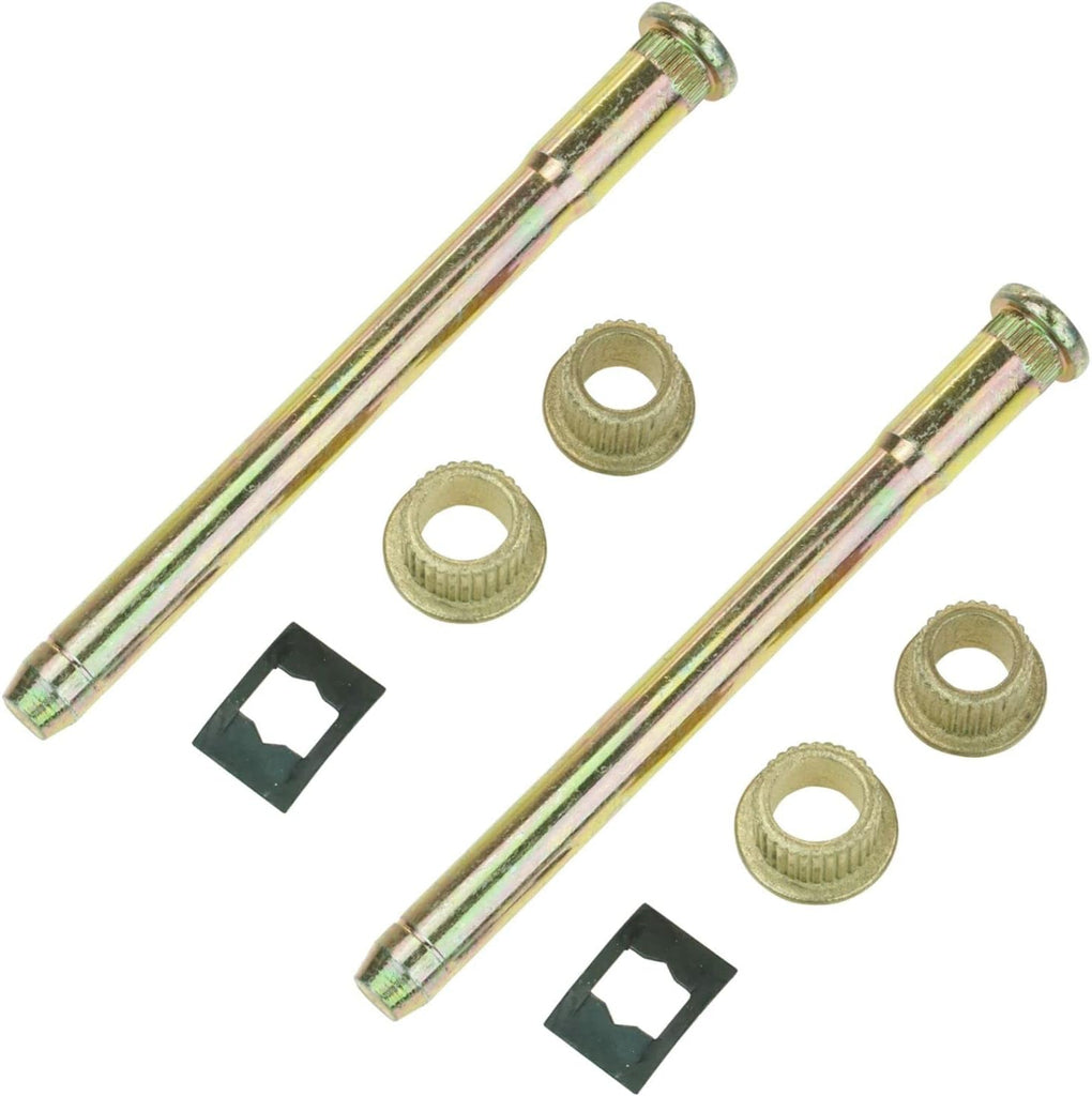 Upper or Lower Door Hinge Kit Set (2 Pin & 4 Bushing) Compatible with Chevy GMC Olds