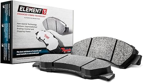 Raybestos Element3 EHT™ Automotive Replacement Rear Brake Pad for Selected Honda (Accord,Civic,CRZ,S200), Acura (ILX,TSX,RSX), Suzuki (SX4) Model Years (EHT537H)