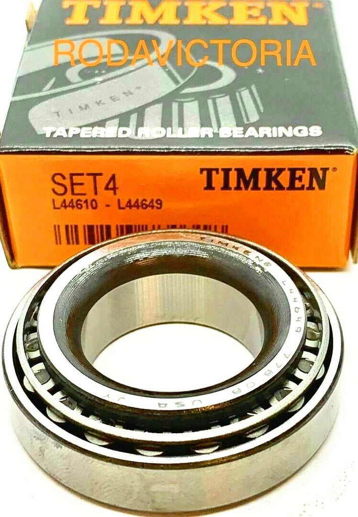 Timken Set 4,L44649 & L44610 ONE Cup & ONE Cone Set Free USA Shipping New Set4