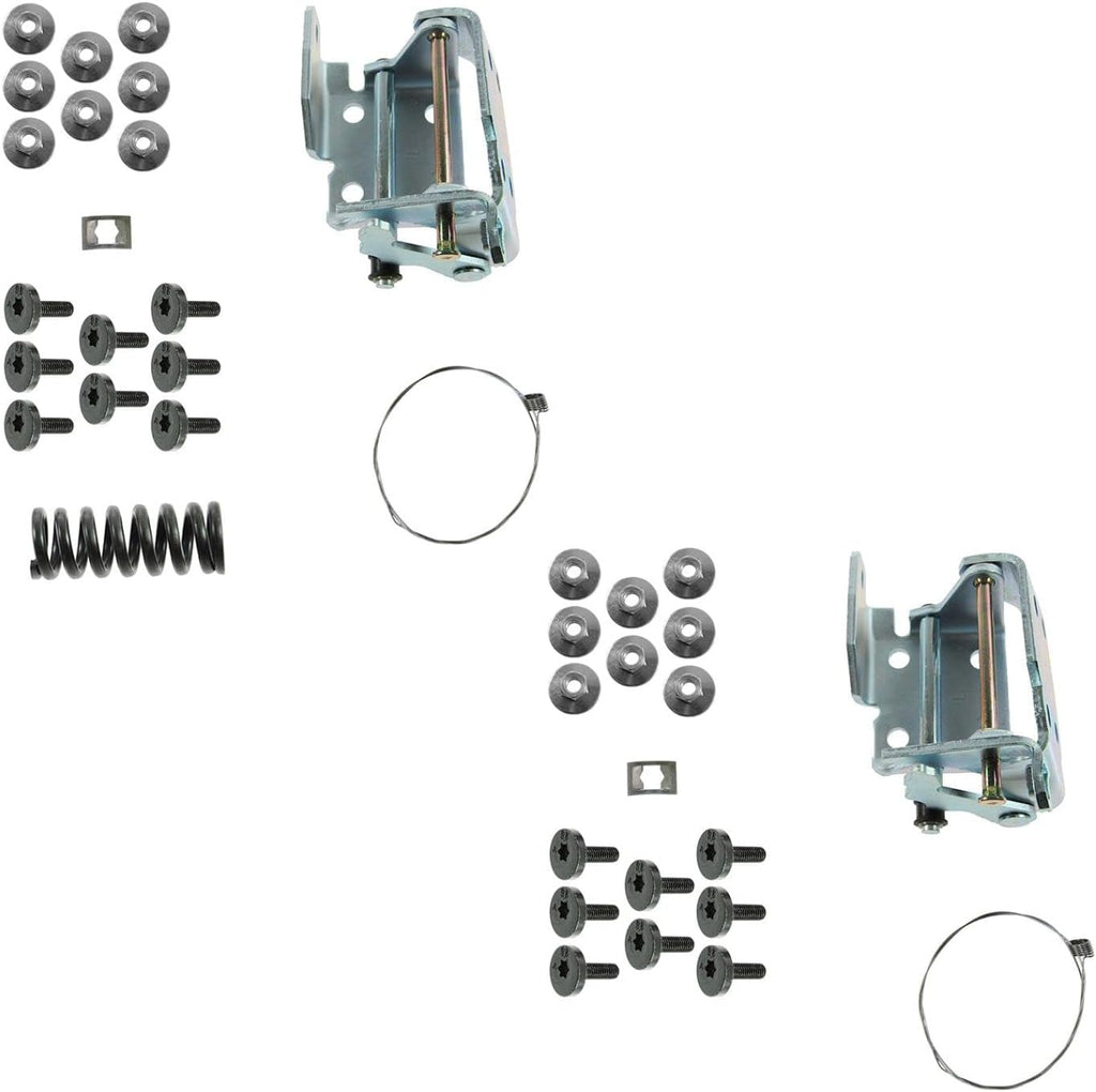 Front Upper Lower Door Hinge Repair Kit LH Side Pair Compatible with GMC Chevy Pickup