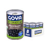 Goya Foods Organic Black Beans, Low Sodium with Sea Salt, 15.5 Ounce (Pack of 8)