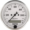 1688 Old TYME White Electric Programmable Speedometer