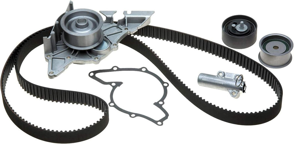 Professional TCKWP297B Timing Belt Kit with Water Pump, Idler Pulley, and 2 Tensioners