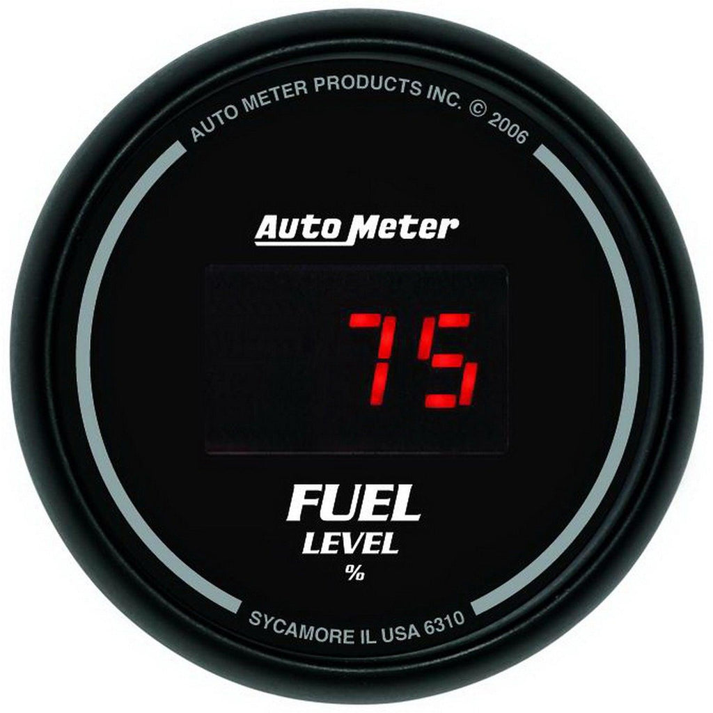 2-1/16 in. FUEL LEVEL PROGRAMMABLE 0-280 O DIGITAL BLACK - greatparts