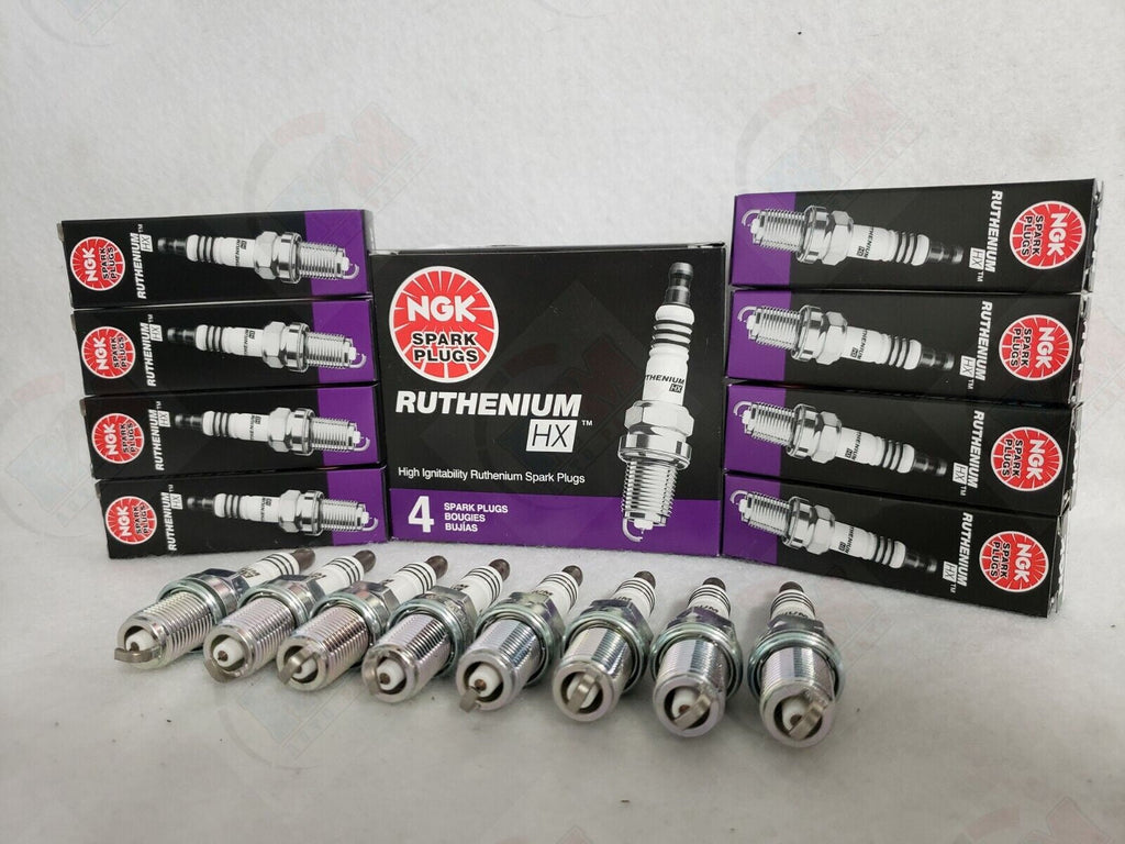 NGK RUTHENIUM HX Spark Plugs LTR6BHX 90495 Set of 8