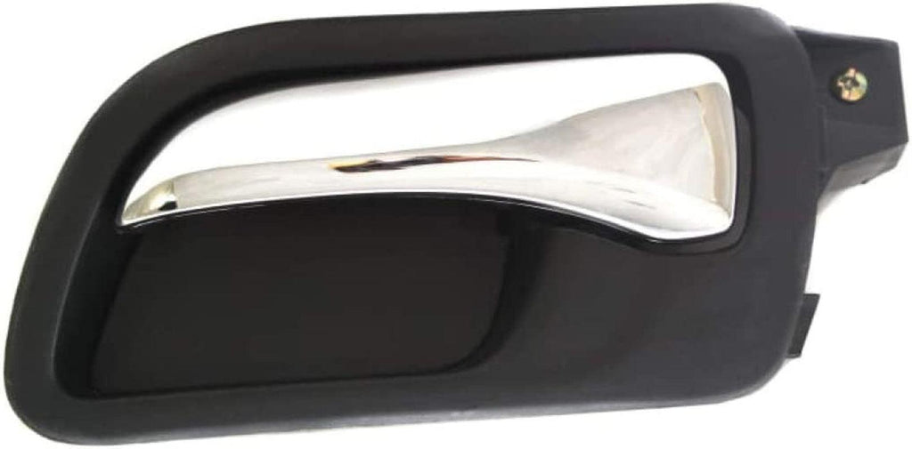 for Honda Accord Interior Door Handle Front, Driver Side Black Bezel with Chrome Lever (2003-2007) | Trim:All Submodels | HO1352132 | 72160SDAA02ZC