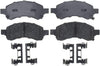 Gold 17D1169ACH Ceramic Front Disc Brake Pad Set