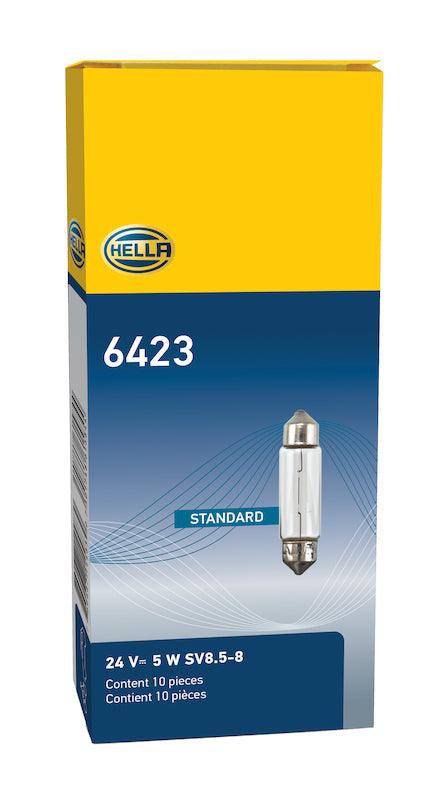 HELLA 6423 Standard Series Incandescent Miniature Light Bulb - greatparts