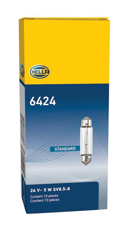 HELLA 6424 Standard Series Incandescent Miniature Light Bulb - greatparts