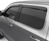 EGR  In-Channel Window Visors Front and Rear Set Dark Smoke Finish Compatible with Select Dodge Ram Models