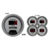 5 PC. GAUGE KIT 3-3/8 in. & 2-1/16 in. ULTRA-LITE DIGITAL - greatparts