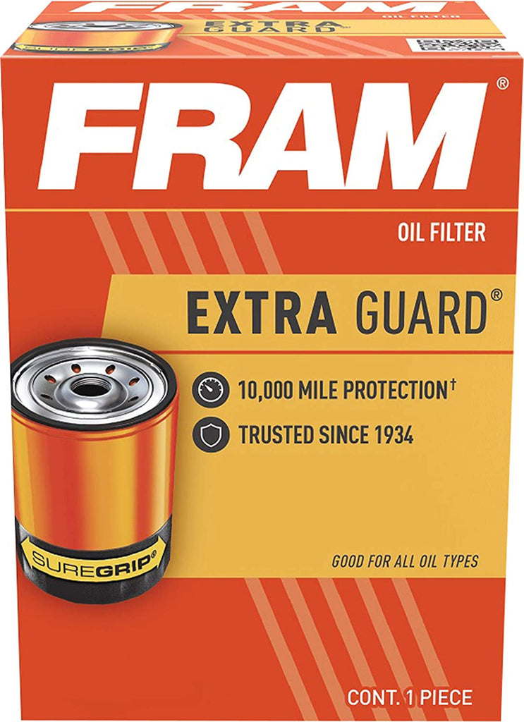 FRAM Extra Guard PH3429, 10K Mile Change Interval Spin-On Oil Filter