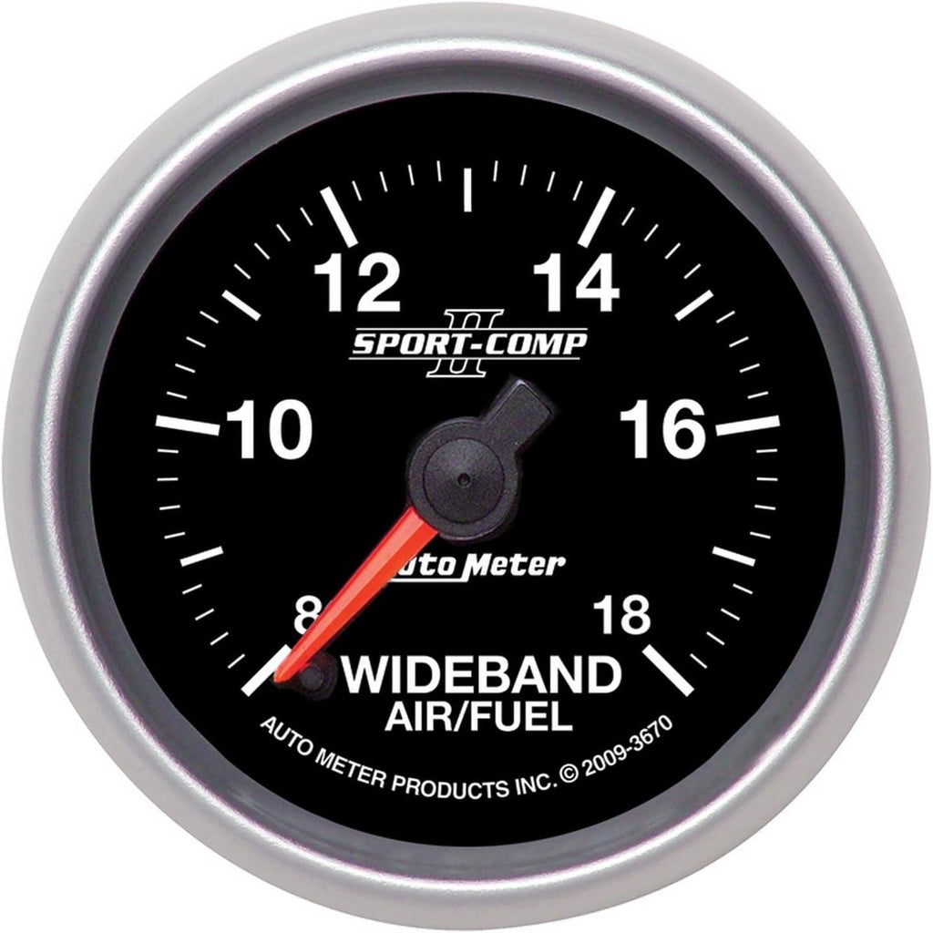 3670 Sport-Comp II 2-1/16" Wideband Air/Fuel Ratio Analog Gauge