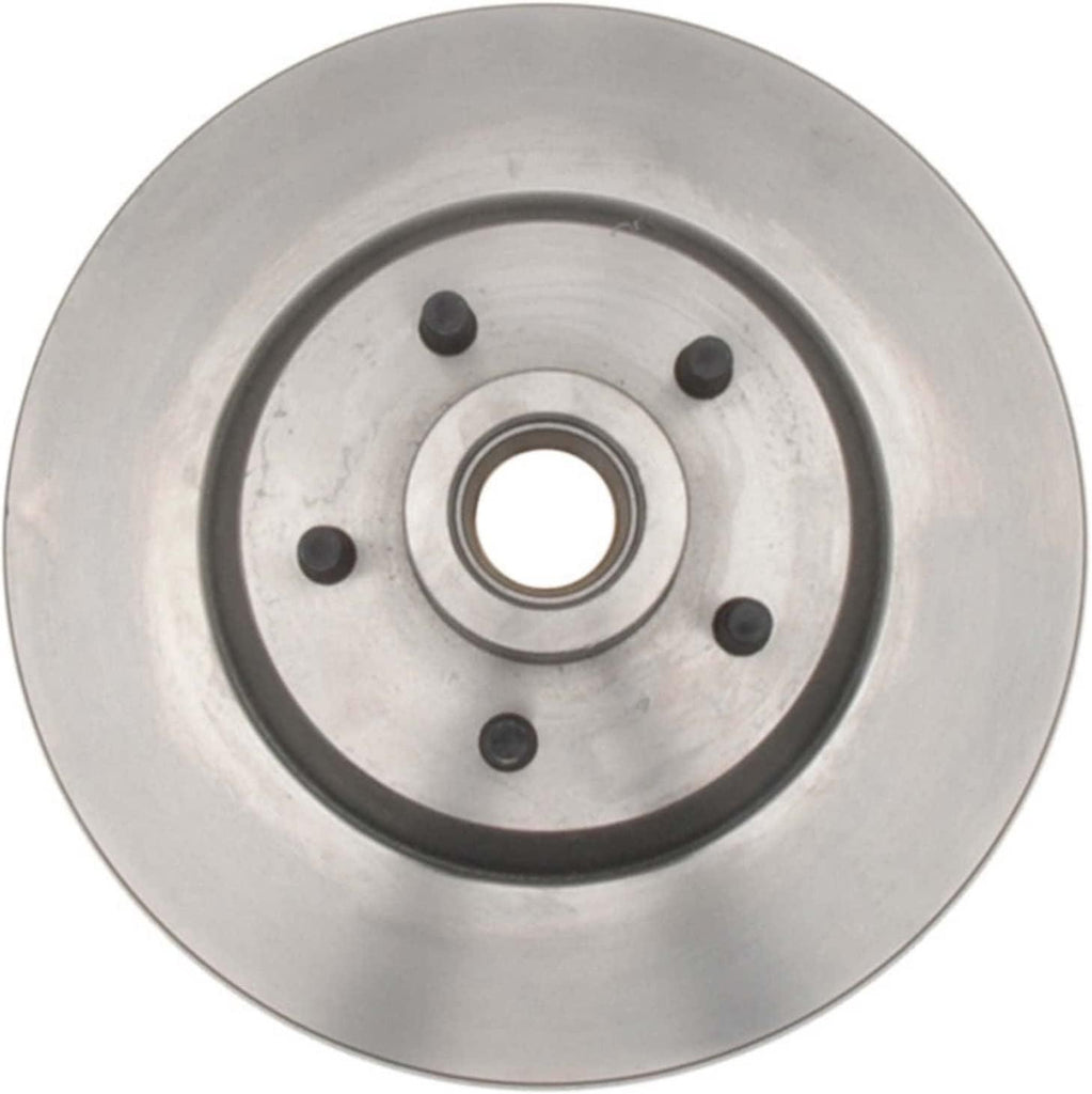 Silver 18A9A Front Disc Brake Rotor and Hub Assembly