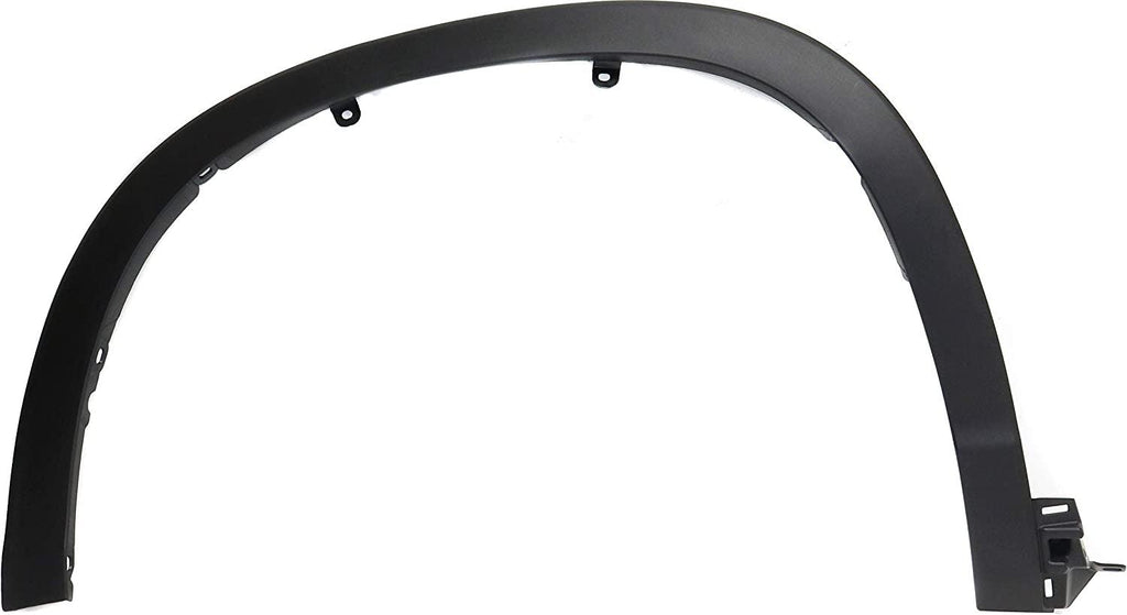 Evan-Fischer Aftermarket Front Fender Trim Compatible with 2014-2018 Toyota Highlander Primed Plastic Driver Side