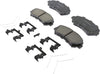 Gold 17D1338CHF1 Ceramic Front Disc Brake Pad Kit with Clips