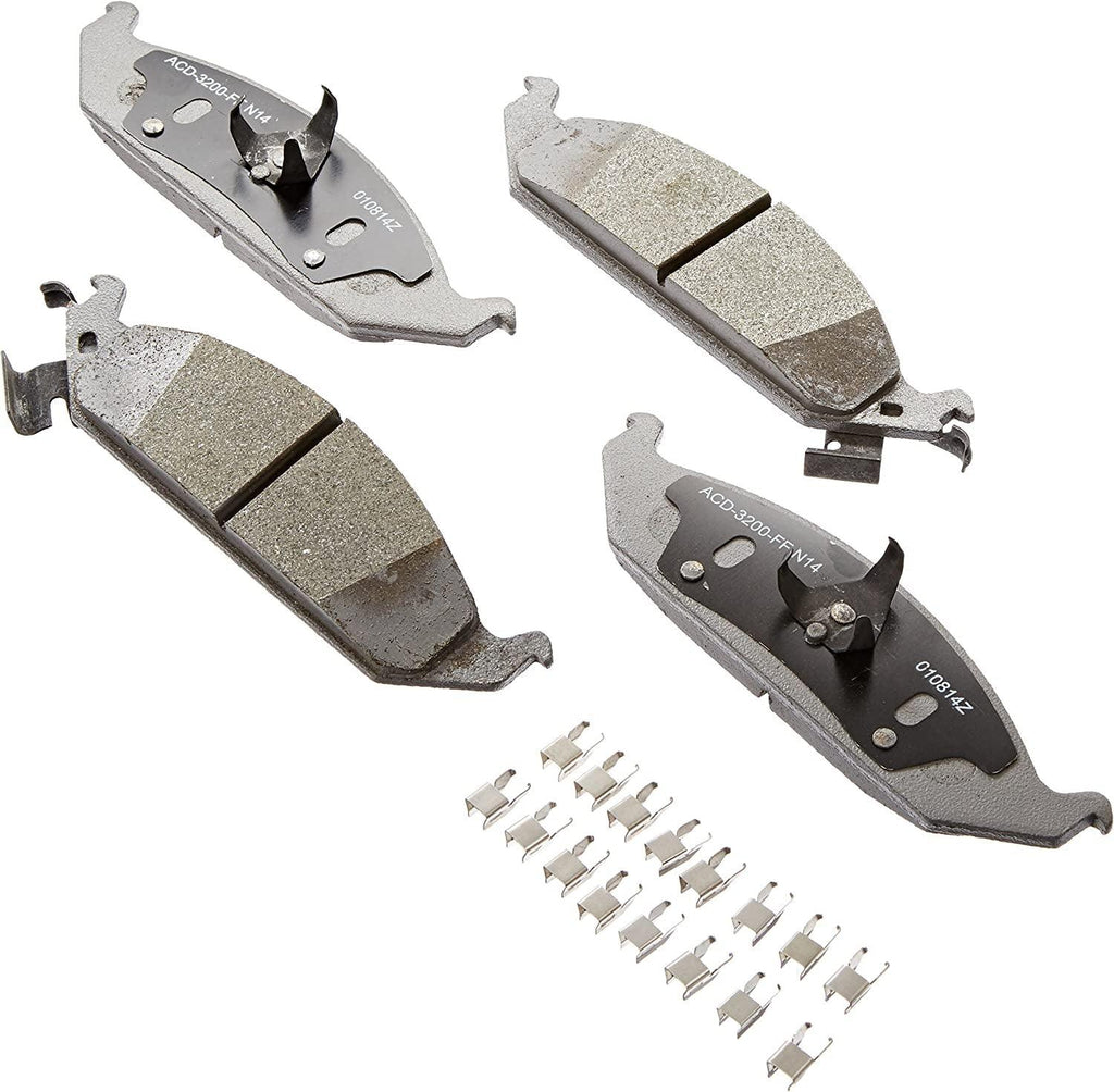 Silver 14D650CH Ceramic Front Disc Brake Pad Set