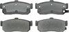 Gold 17D540 Organic Rear Disc Brake Pad Set