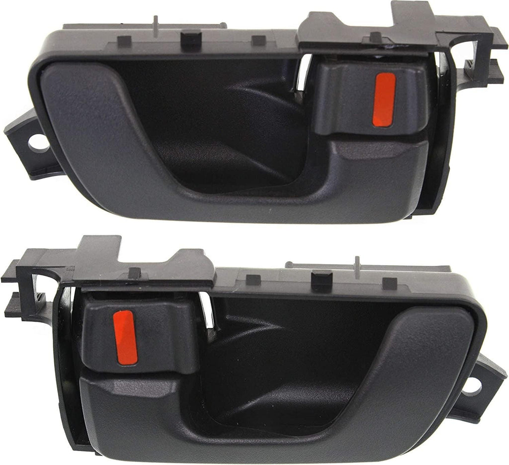 Interior Door Handle Set of 2 Compatible with 2001-2006 Mitsubishi Montero Front or Rear, Driver and Passenger Side Gray